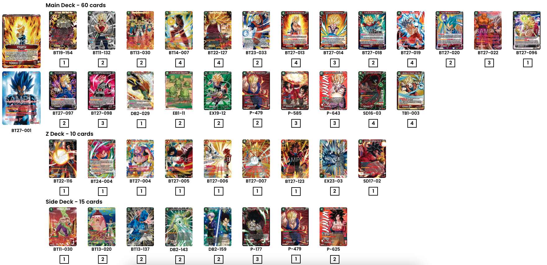 Decklist de MatthewF