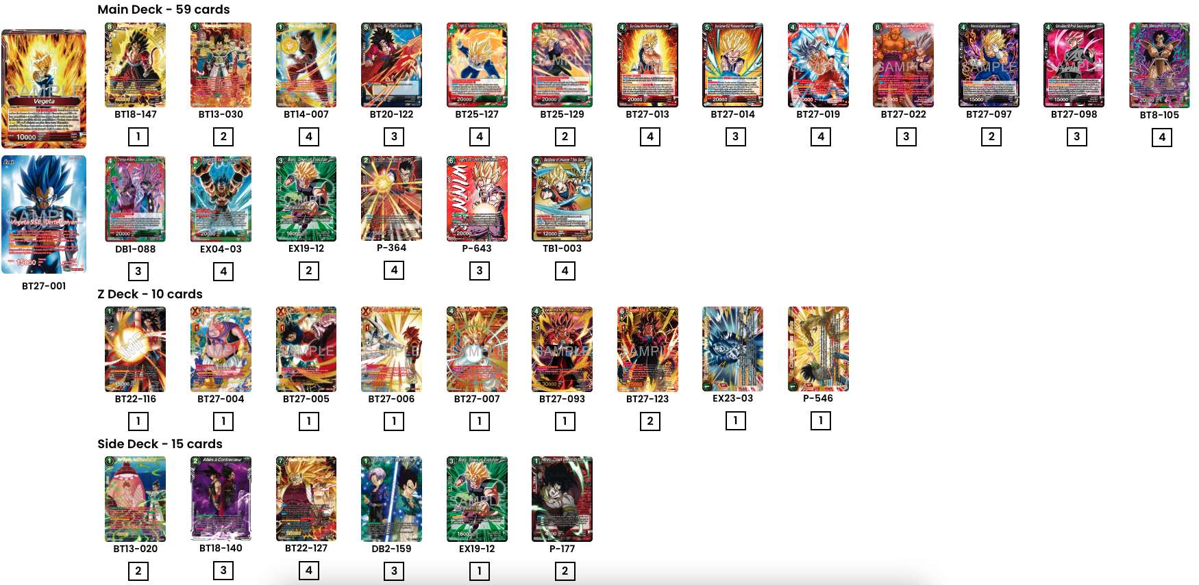 Decklist de Erik Moyano Molina