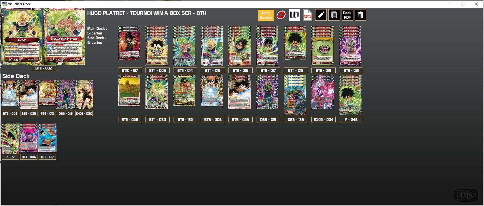 Decklist image · Hugo Platret