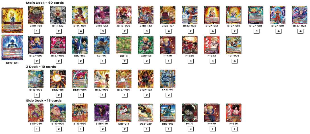 Decklist de Eric hill