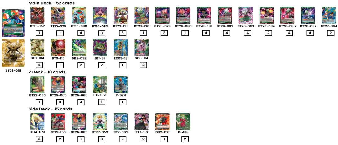 Decklist image · Aj