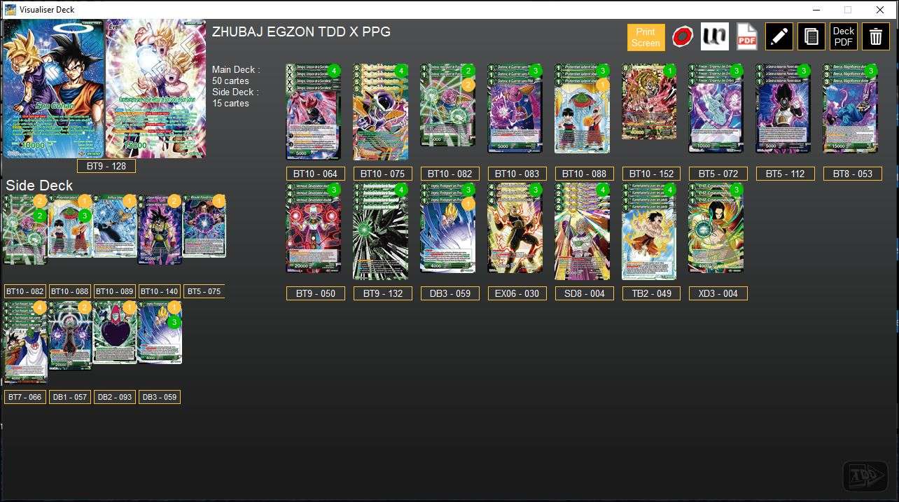 Decklist de Egzon Zhubaj