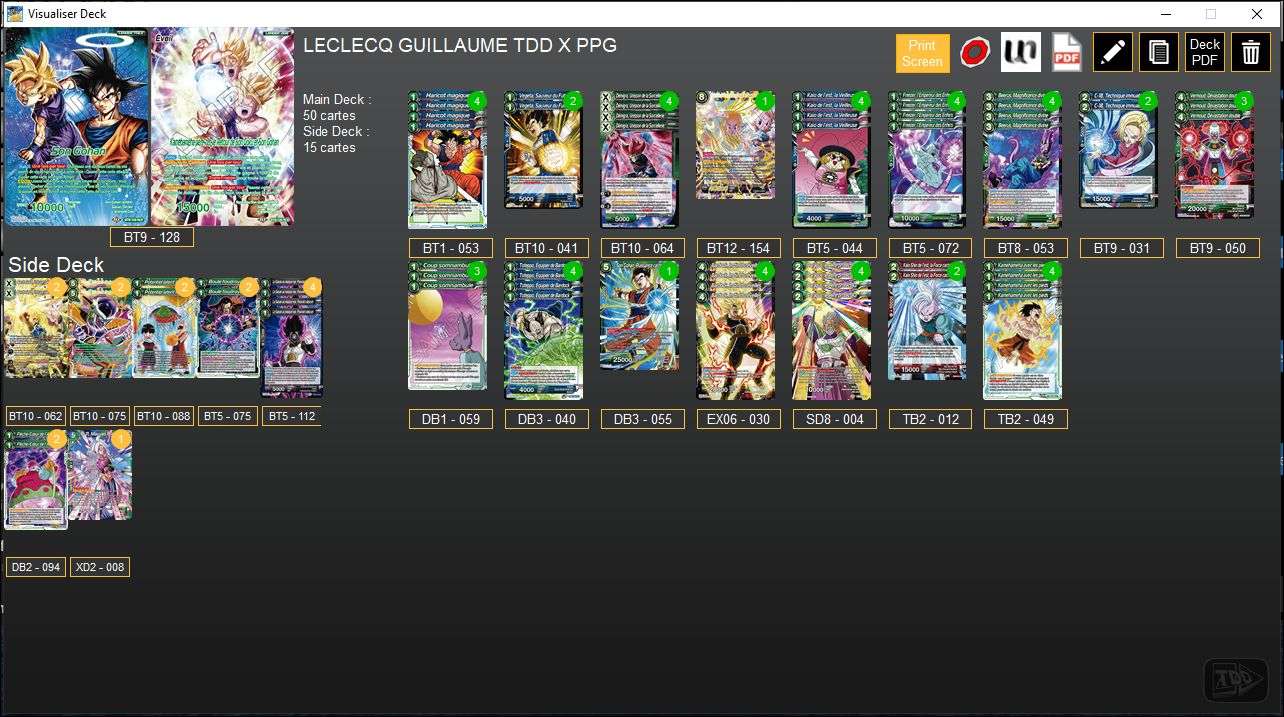 Decklist de Guillaume Leclercq