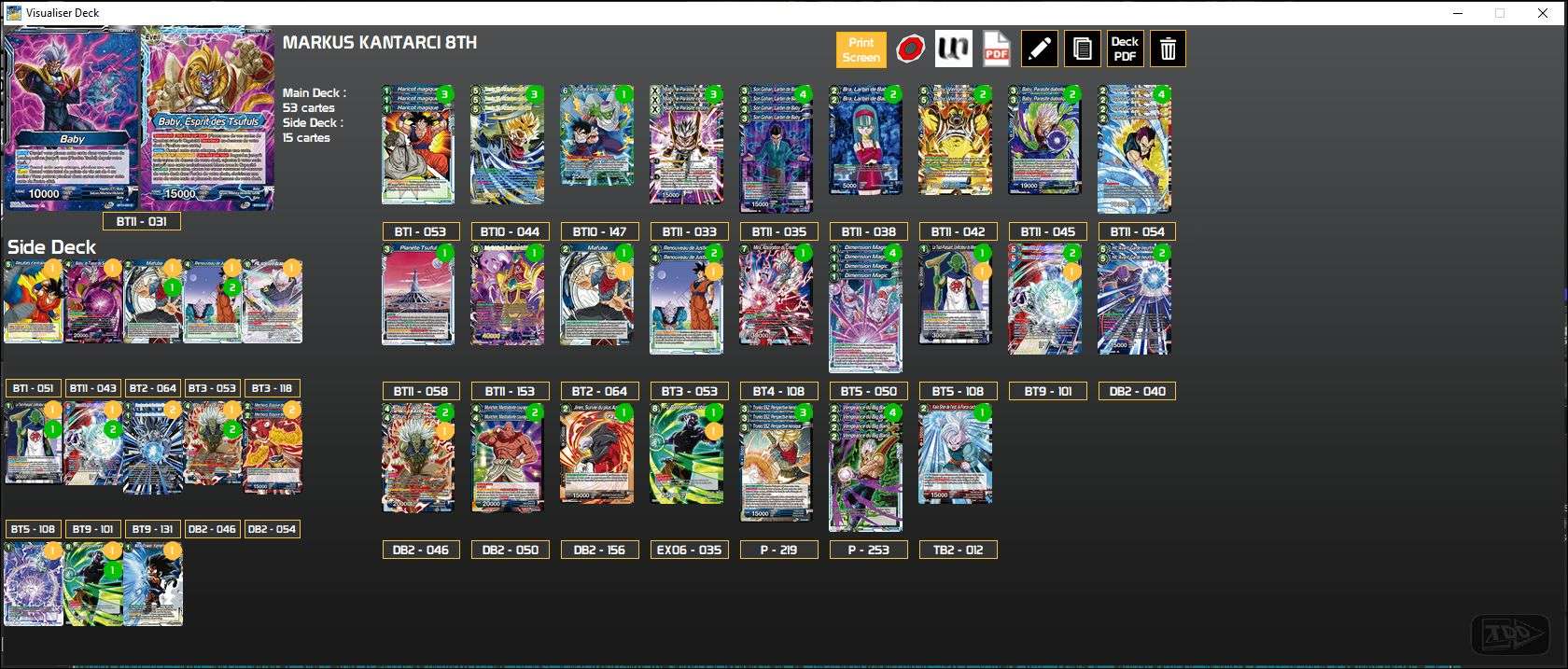 Decklist image · Markus Kantarci