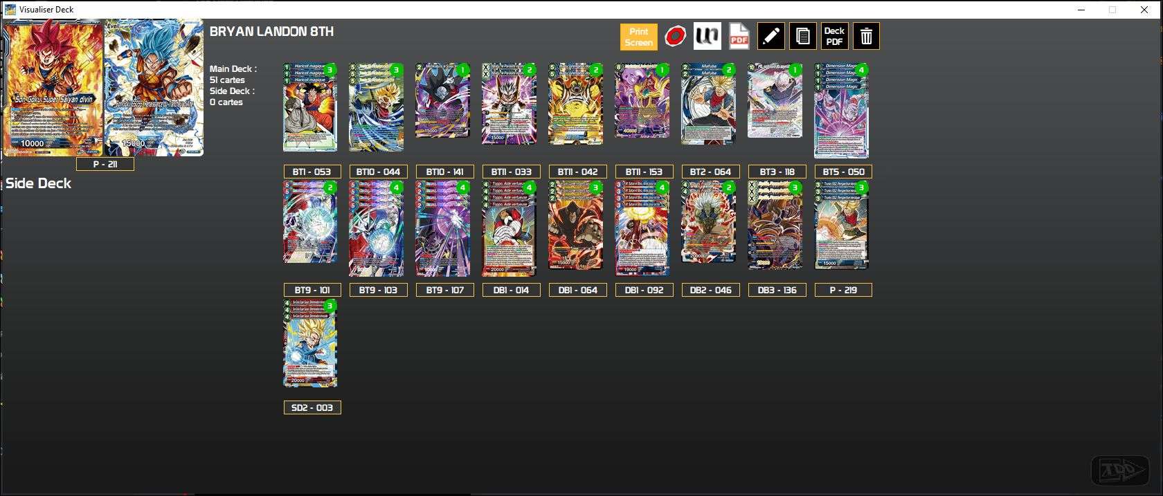 Decklist image · Bryan Landon