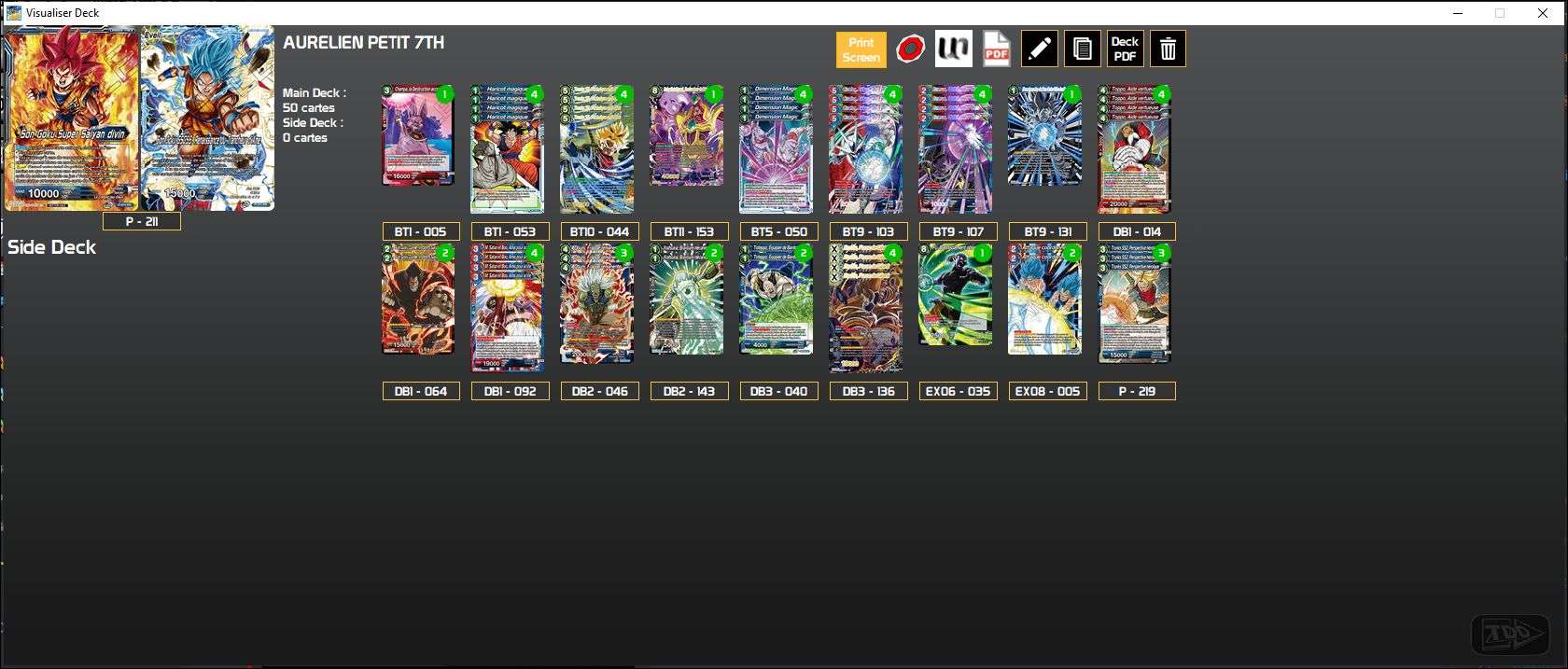 Decklist image · Aurélien Petit