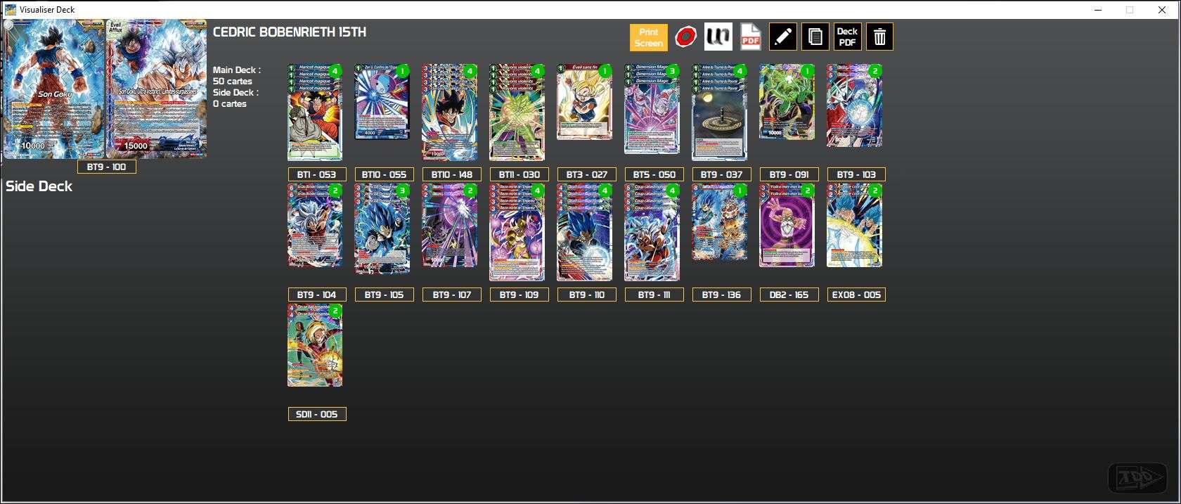 Decklist image · Cédric Bobenrieth