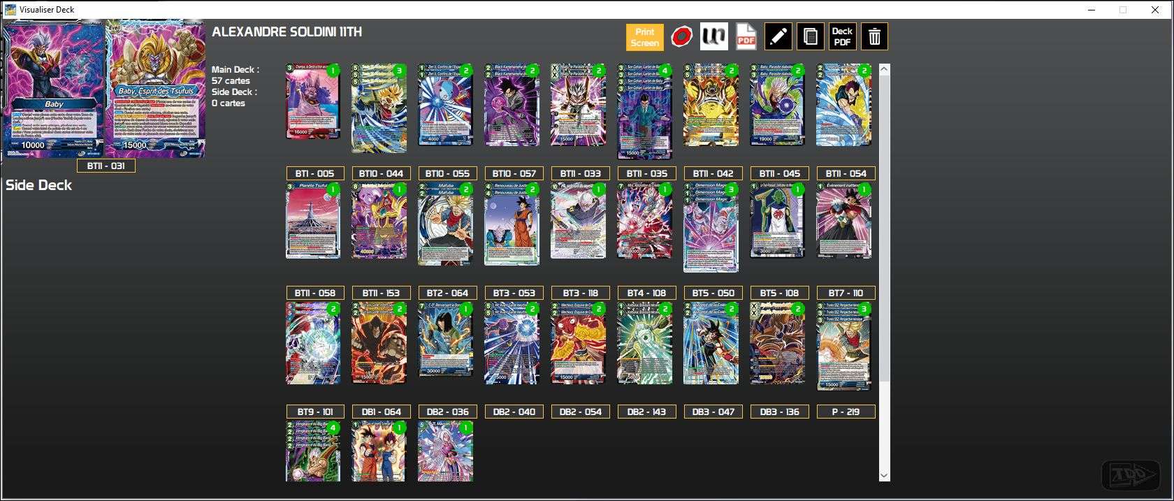 Decklist image · Alexandre Soldini