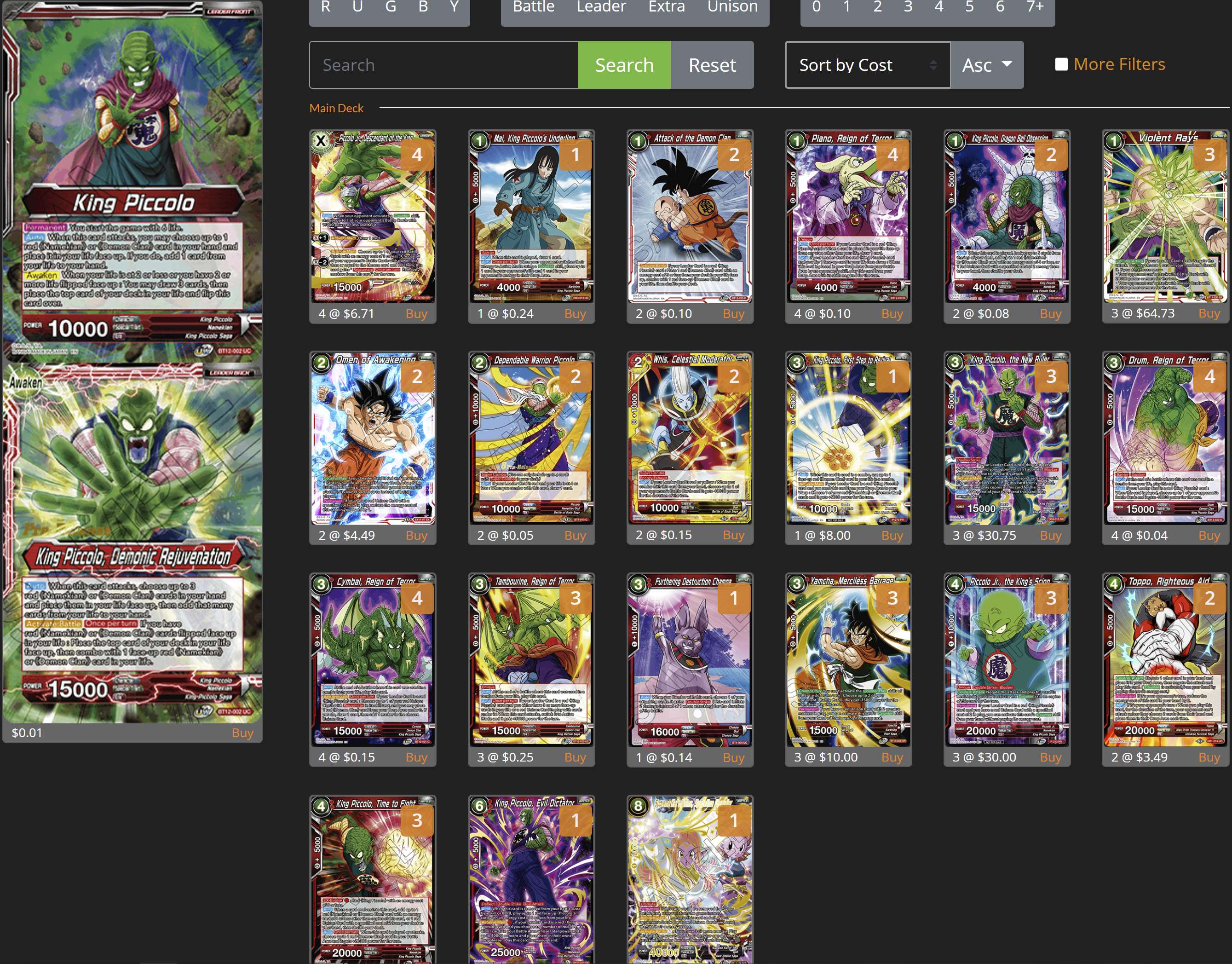 Decklist de Stéphane Cheff