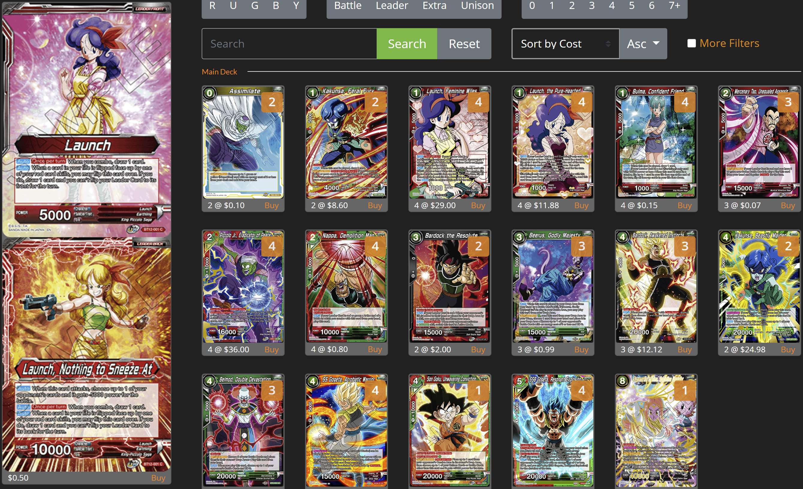 Decklist de Dominic Torres