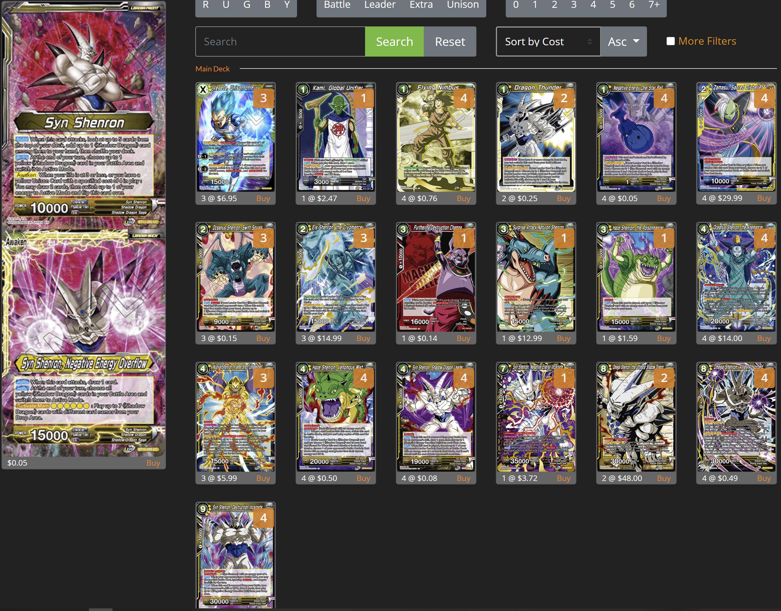 Decklist de Kyle Thompson