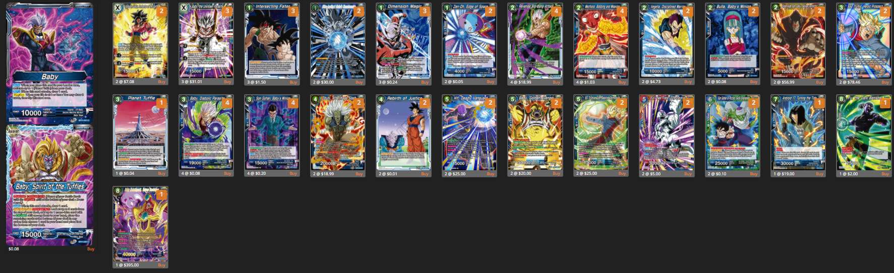 Decklist de Jean Sebastian Tetreault