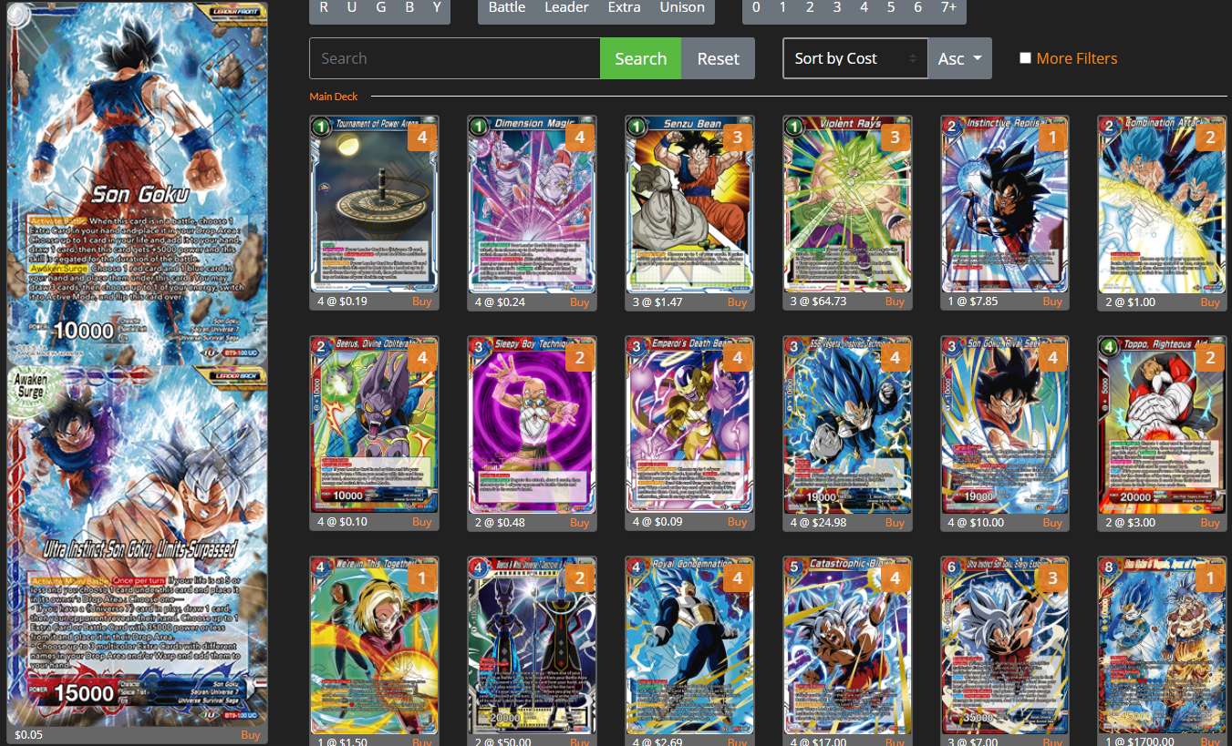 Decklist de David Sublett