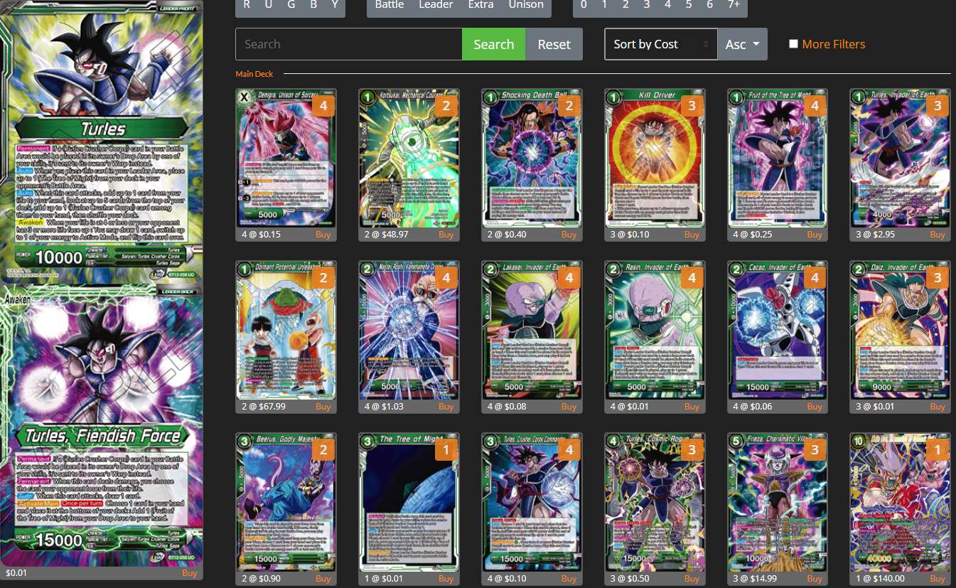 Decklist de Jacob Daves