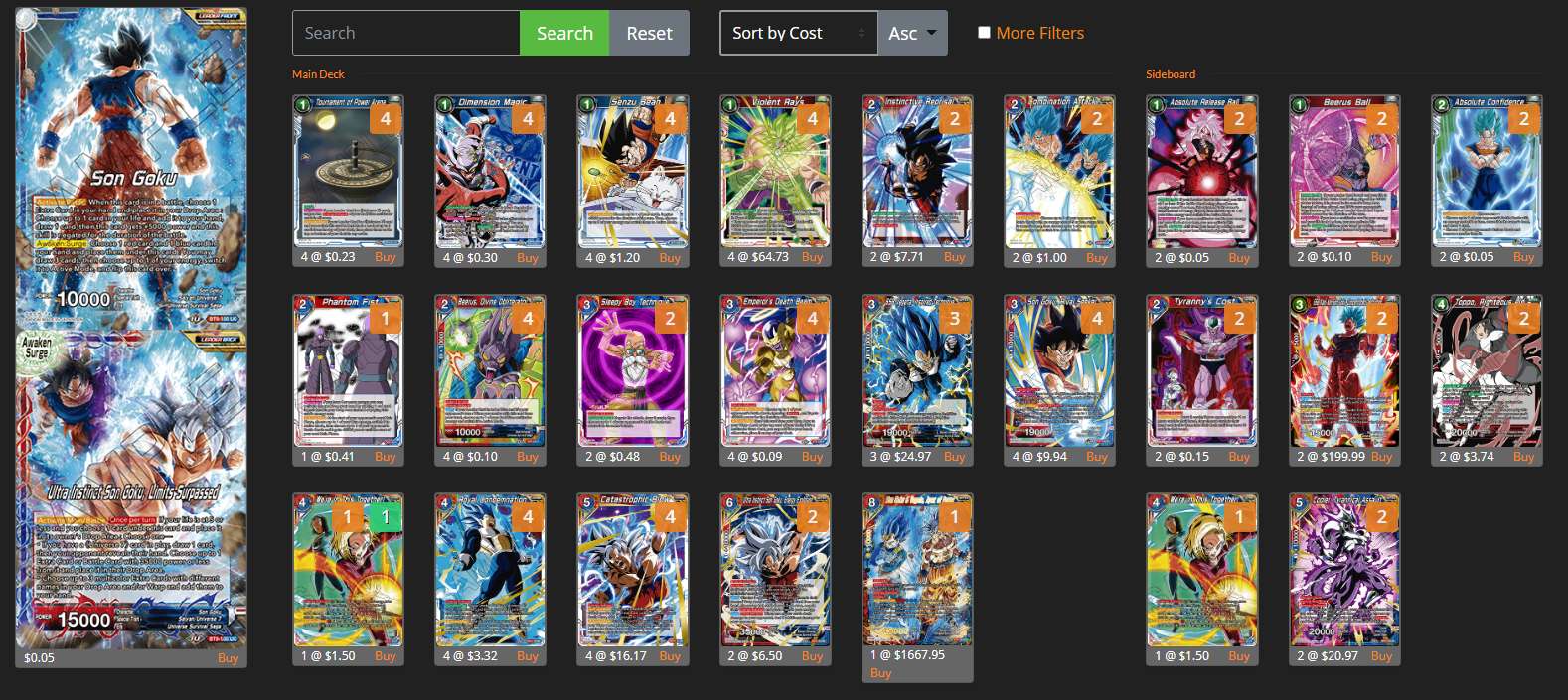 Decklist de Michael Kerrick