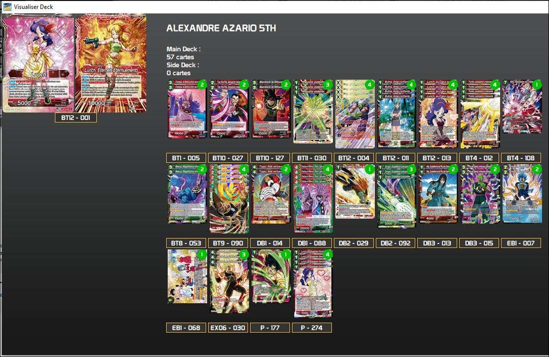 Decklist image · Alexandre Azario