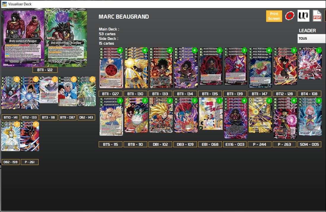 Decklist image · Marc Beaugrand