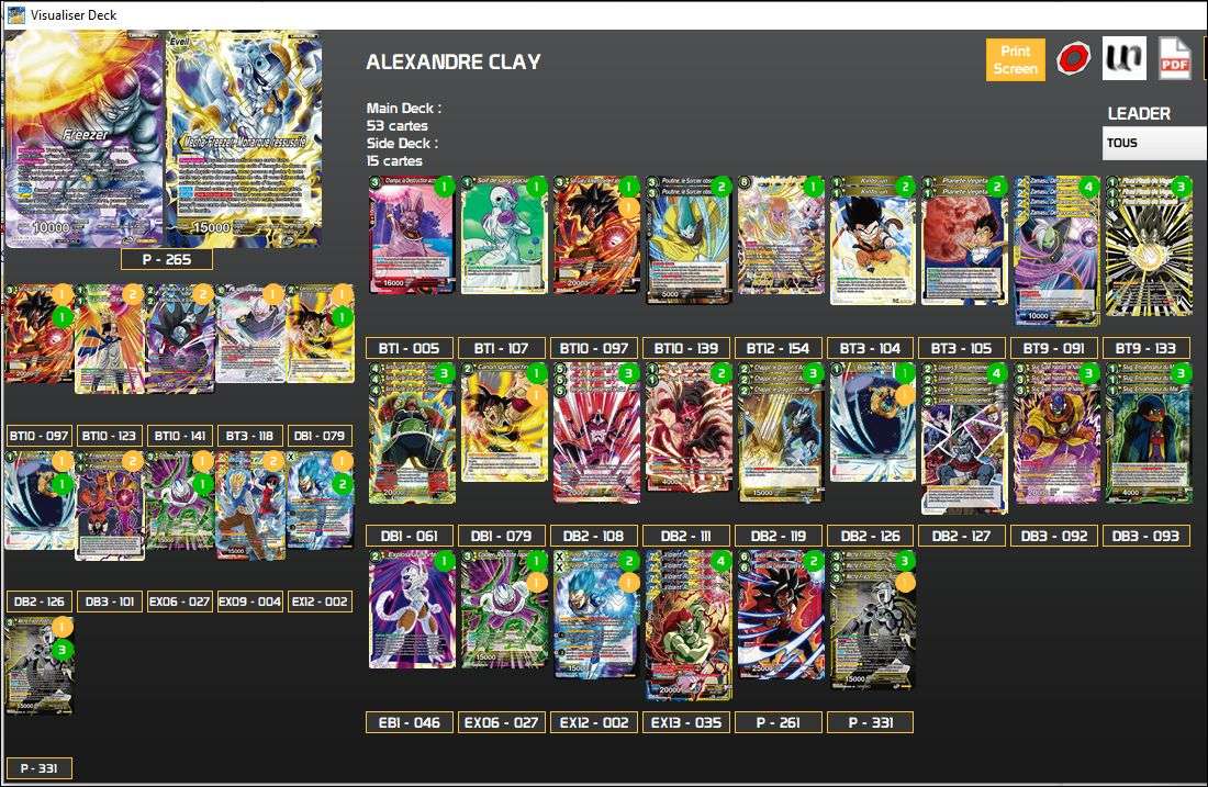 Decklist image · Alexandre Clay