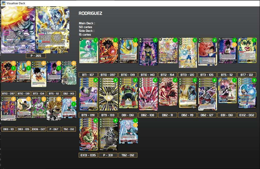 Decklist de Jonathan Rodriguez