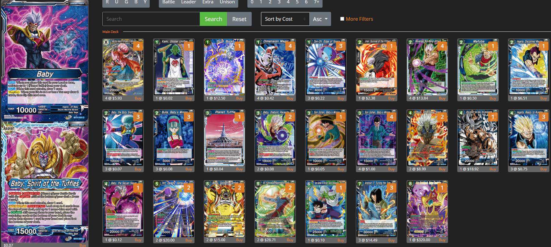 Decklist de Armando D’Alessandro