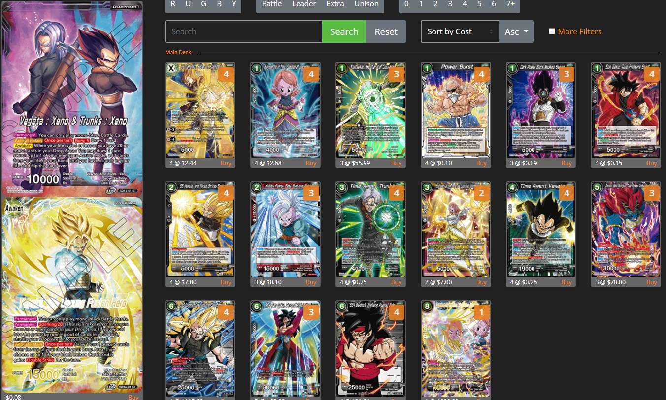 Decklist de Carlos Urrutia