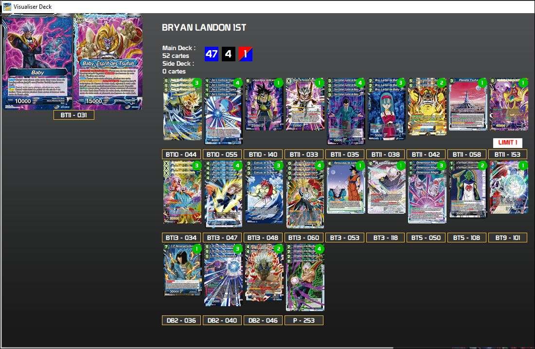 Decklist image · Bryan Landon