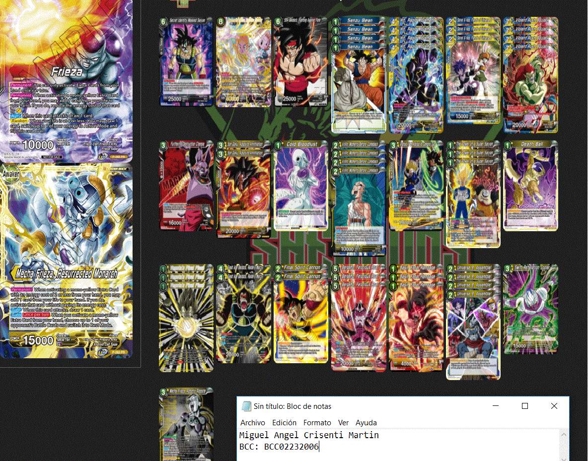 Decklist image · Miguel Angel Crisenti Martin