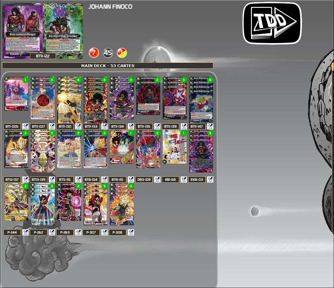 Decklist image · Johann Finoco