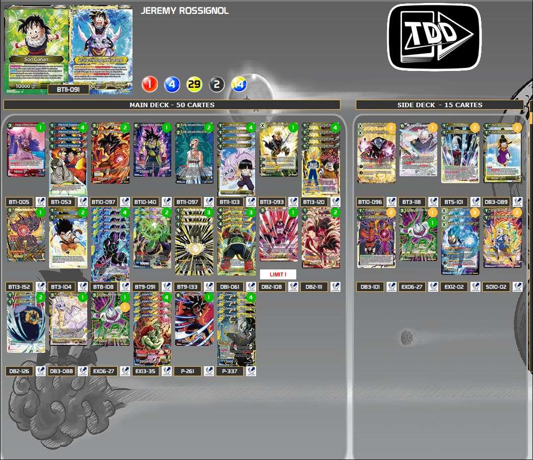 Decklist image · Jérémy Rossignol