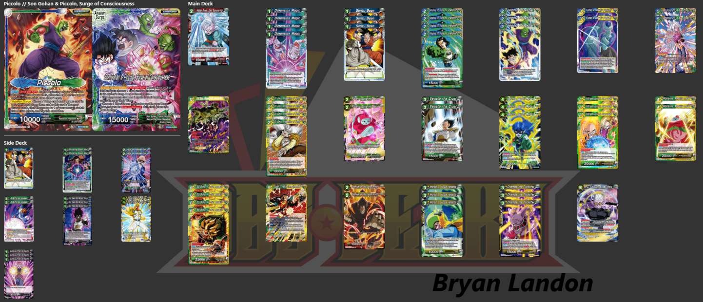 Decklist de Bryan Landon