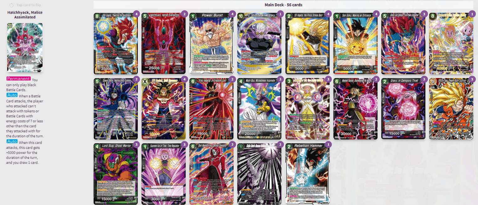 Decklist de Ivo Moyano