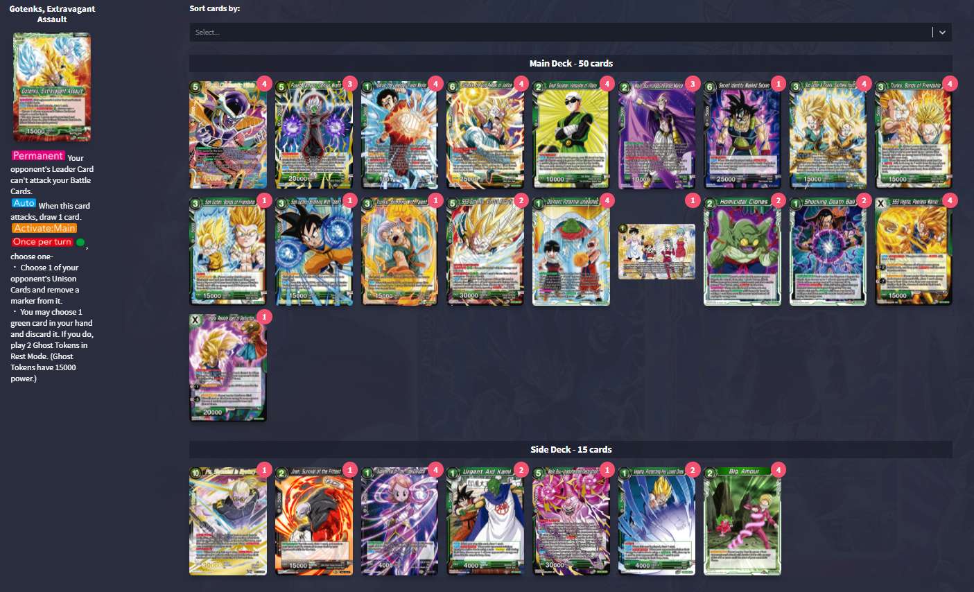 Decklist de Matteo Bertulezzi