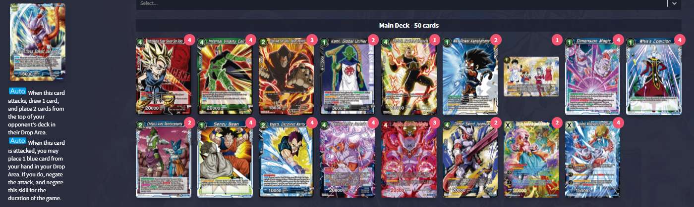 Decklist de Khris Keith