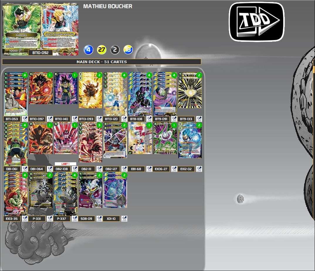 Decklist image · Mathieu Boucher