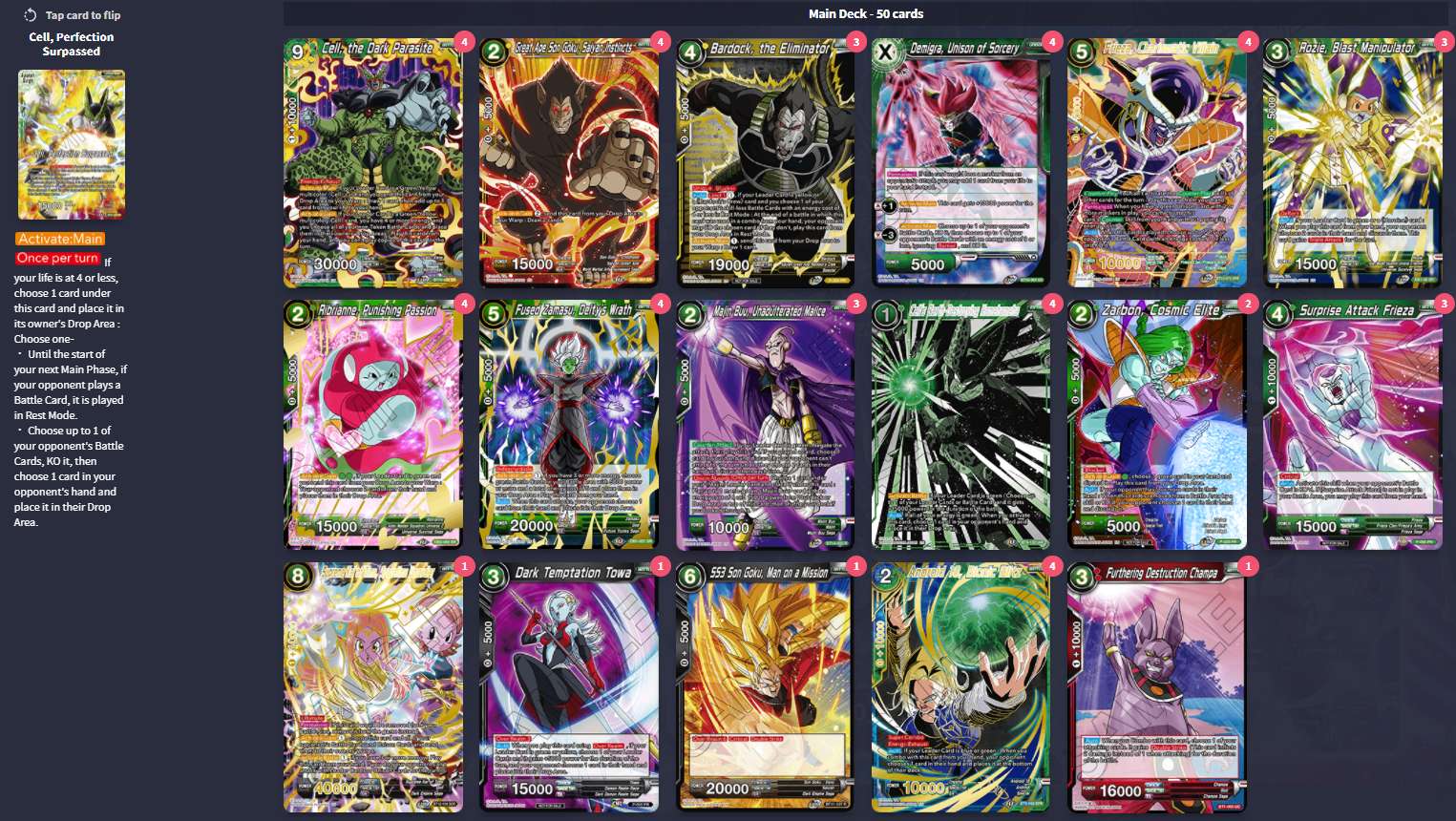 Decklist de Julian Rodriguez