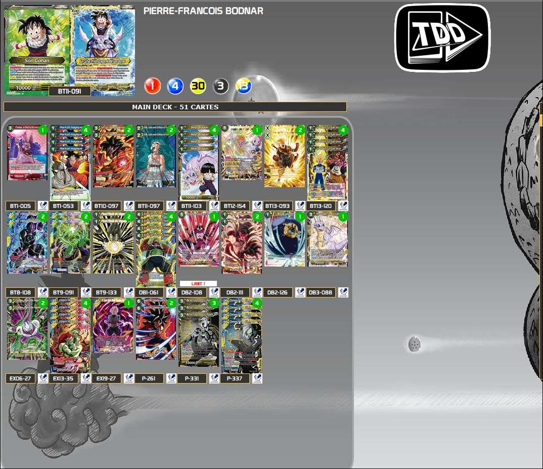 Decklist de Pierre-François Bodnar