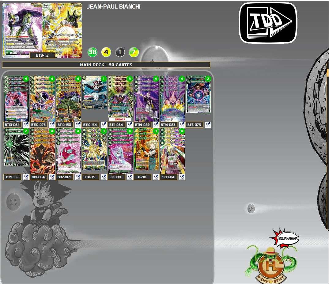 Decklist de Jean Paul Bianchi