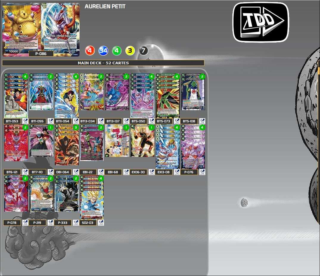 Decklist de Aurelien Petit