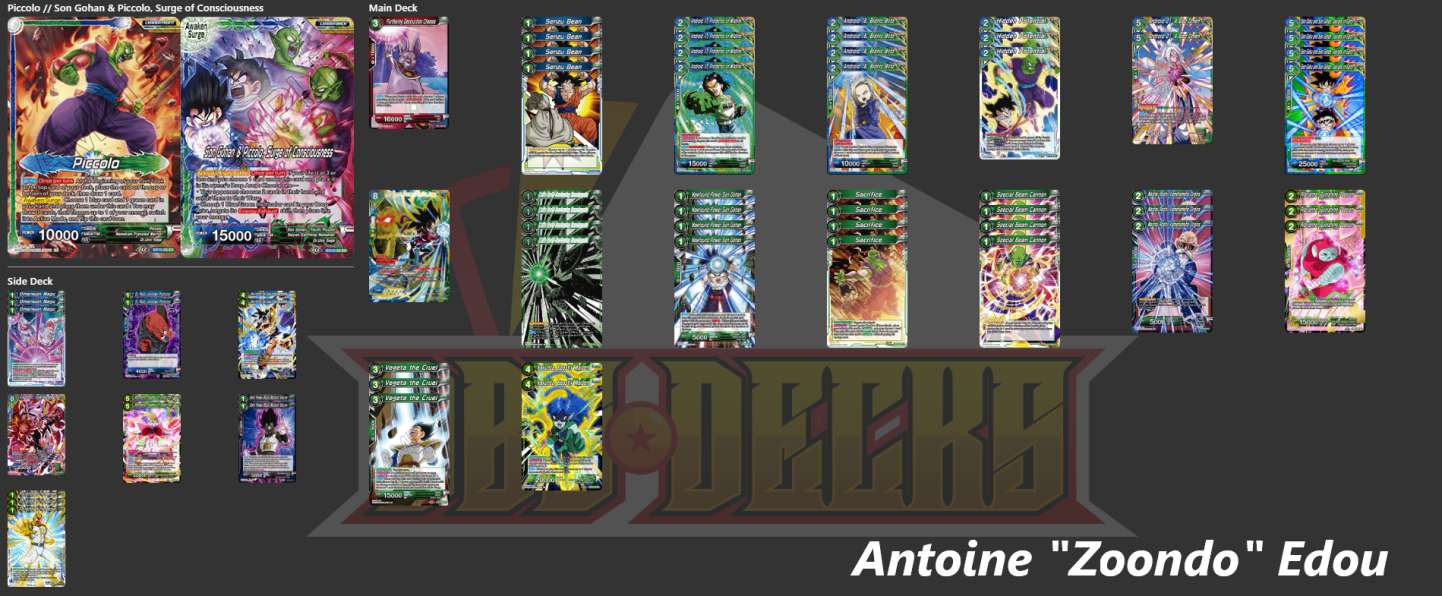 Decklist de Antoine Zoondo