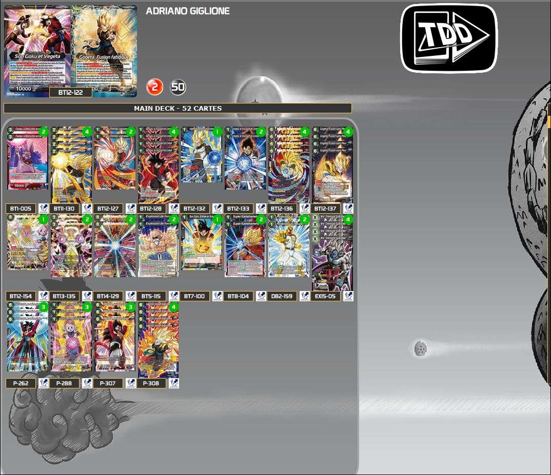 Decklist de Adriano Giglione