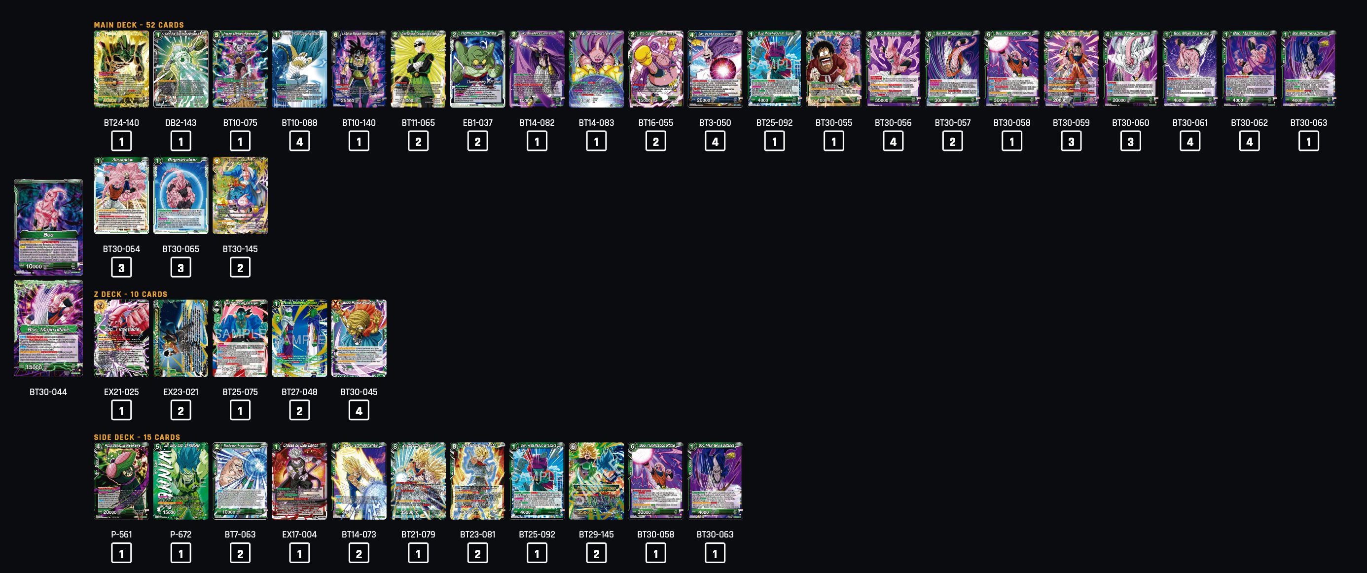 Decklist de Dalbey