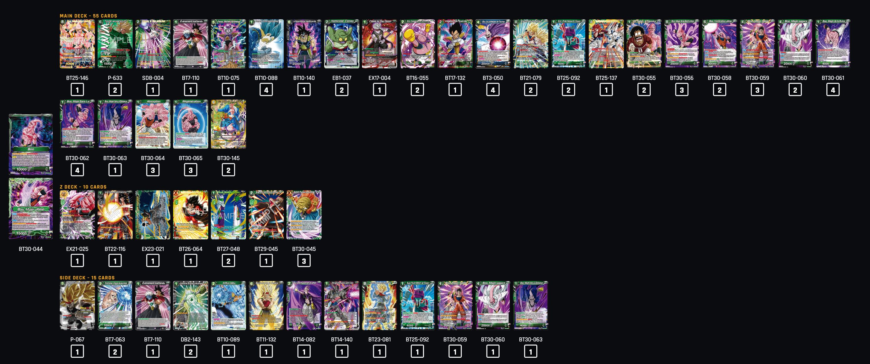 Decklist de Jerson Pizarro