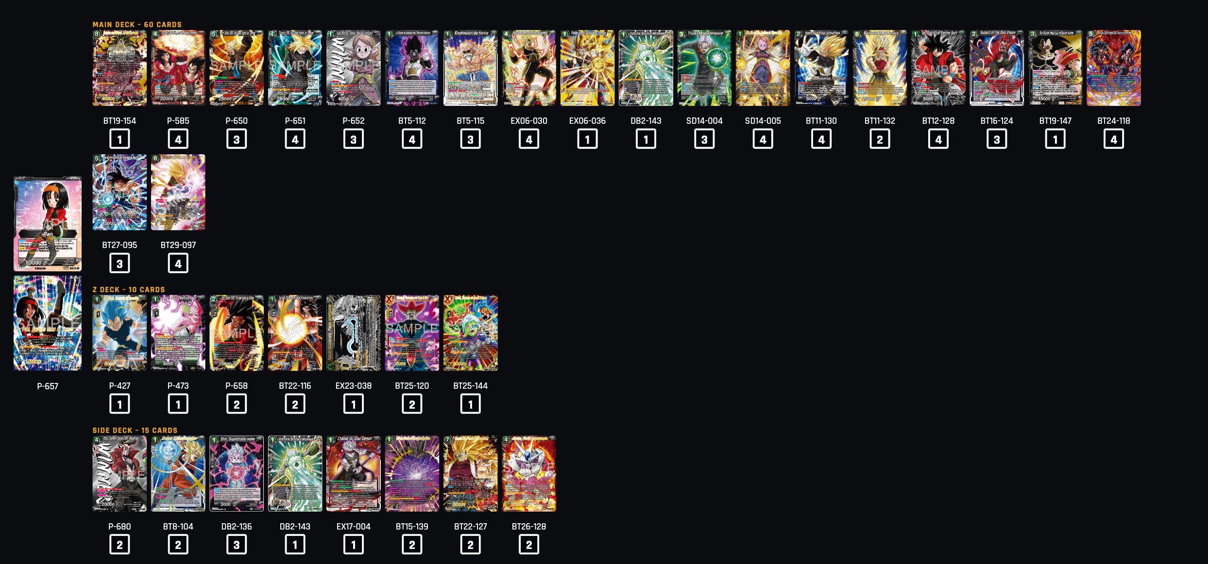 Decklist de John Argyros